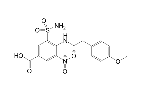 4-{[2-(4-Methoxyphenyl)ethyl]amino}-3-nitro-5-sulfamoylbenzoic Acid