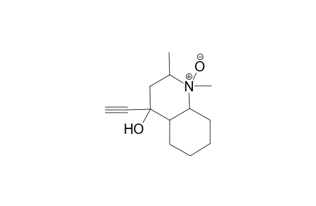 4-Ethynyl-1,2-dimethyldecahydro-4-quinolinol 1-oxide