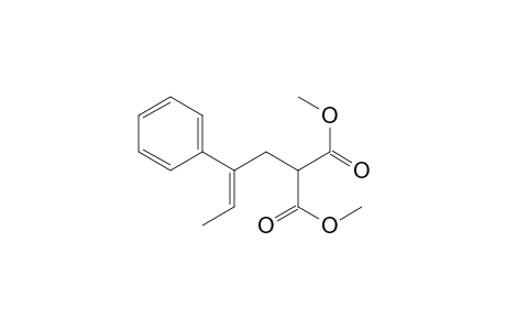Propanedioic acid, (2-phenyl-2-butenyl)-, dimethyl ester, (Z)-