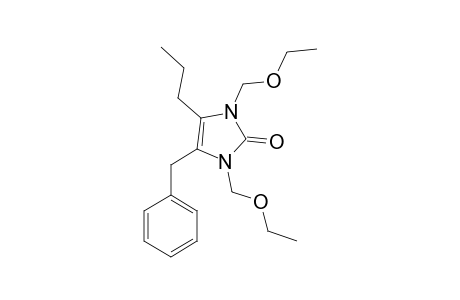 4-BENZYL-1,3-BIS-(ETHOXYMETHYL)-5-PROPYL-1,3-DIHYDROIMIDAZOL-2-ONE
