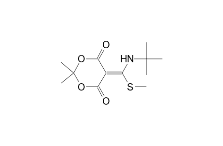 1,3-Dioxane-4,6-dione, 5-[[(1,1-dimethylethyl)amino](methylthio)meth ylene]-2,2-dimethyl-