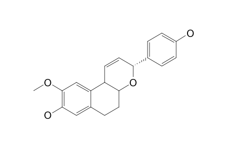 (REL)-(3S,4-ALPHA-R,10-BETA-R)-8-HYDROXY-3-(4-HYDROXYPHENYL)-9-METHOXY-4-ALPHA,5,6,10-BETA-TETRAHYDRO-3H-NAPHTHO-[2,1-BETA]-PYRAN