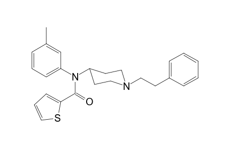N-3-Methylphenyl-N-[1-(2-phenylethyl)piperidin-4-yl]thiophene-2-carboxamide