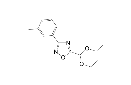 5-(Diethoxymethyl)-3-(3-methylphenyl)-1,2,4-oxadiazole