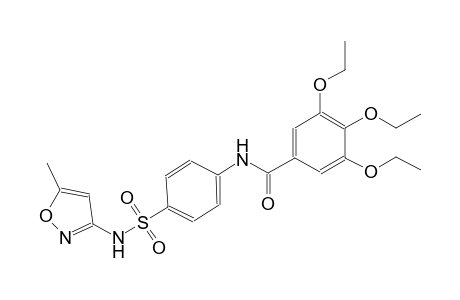 3,4,5-triethoxy-N-(4-{[(5-methyl-3-isoxazolyl)amino]sulfonyl}phenyl)benzamide