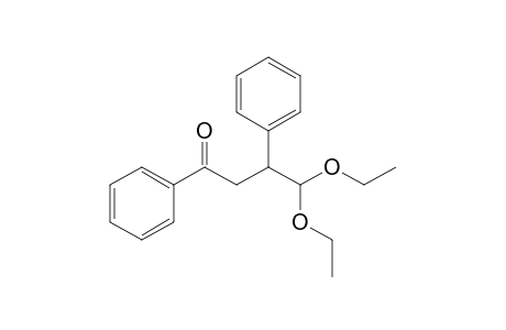 4,4-Diethoxy-1,3-diphenylbutan-1-one