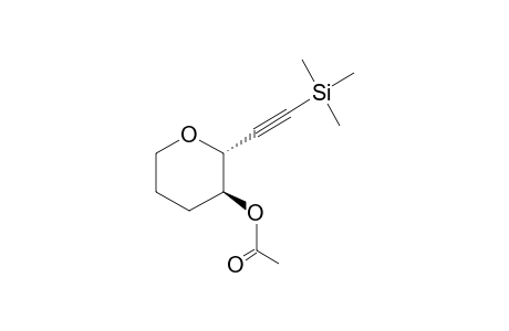 (2R*,3S*)-3-Acetoxy-2-(2-trimethylsilyl)ethynyltetrahydropyran