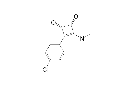 4-(4-Chlorophenyl)-3-dimethylamino-3-cyclobuten-1,2-dione