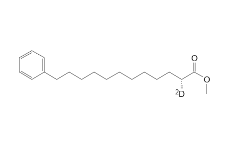 Methyl (2R)-12-phenyl(2-deuterio)dodecanoate