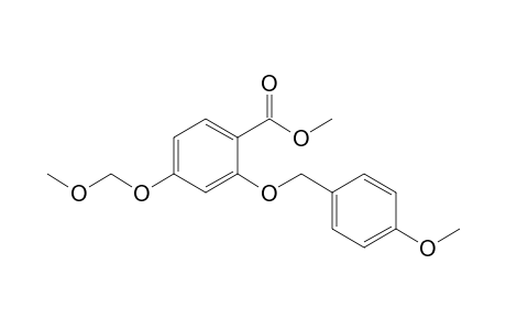 Methyl 2-(4-methoxy)benzyloxy-4-methoxymethyloxybenzoate
