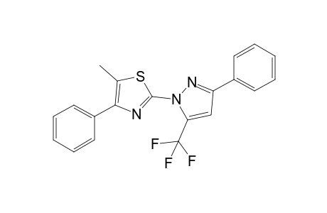 5-Methyl-4-phenyl-2-[3-phenyl-5-(trifluoromethyl)-1-pyrazolyl]thiazole