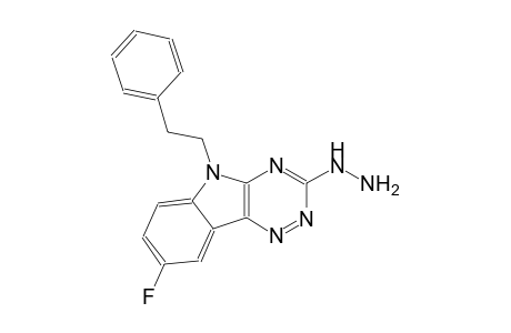 8-fluoro-3-hydrazino-5-(2-phenylethyl)-5H-[1,2,4]triazino[5,6-b]indole