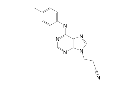 9-BETA-CYANOETHYL-6-(PARA-TOLYLAMINO)-PURINE