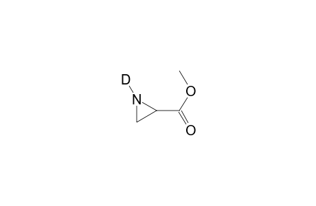 1-Deutero-2-methoxycarbonyl-1-aza-cyclopropane