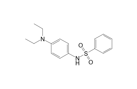 N-(4-(diethylamino)phenyl)benzenesulfonamide