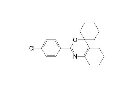 Spiro[4H-3,1-benzoxazine-4,1'-cyclohexane], 2-(4-chlorophenyl)-5,6,7,8-tetrahydro-