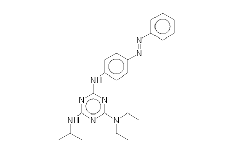 1,3,5-Triazine-2,4,6-triamine, N,N-diethyl-N'-(1-methylethyl)-N''-[4-(phenyldiaza)phenyl]-
