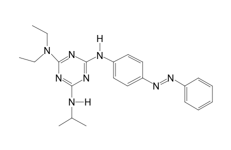 1,3,5-Triazine-2,4,6-triamine, N,N-diethyl-N'-(1-methylethyl)-N''-[4-(phenyldiaza)phenyl]-