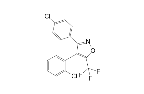 3-(4-Chlorophenyl)-4-(2-chlorophenyl)-5-(trifluoromethyl)isoxazole