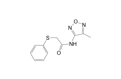 N-(4-Methyl-1,2,5-oxadiazol-3-yl)-2-(phenylsulfanyl)acetamide