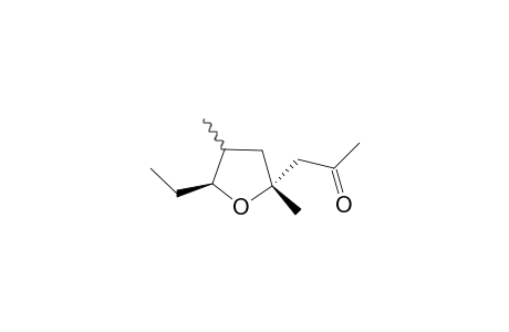 1-[(2R,5S)-5-ethyl-2,4-dimethyl-2-oxolanyl]-2-propanone