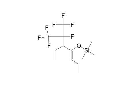 (Z)-5-Ethyl-6,7,7,7-tetrafluoro-6-trifluoromethyl-4-trimethylsiloxy-3-heptene