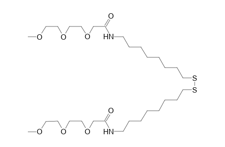 N,N'-(Dithiooctane-8,1-diyl)-bis{2'-[2"-(2"'-methoxyethoxy)ethoxy]acetamide}