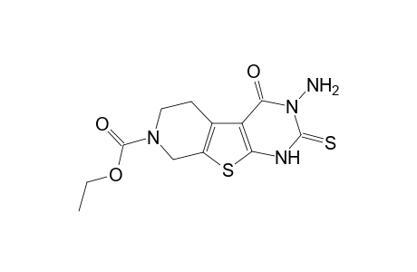 Ethyl 3-amino-4-oxo-2-thioxo-1,2,3,4,5,6-hexahydropyrido[4',3':4,5]thieno[2,3-d]pyrimidin-7(8H)-carboxylate