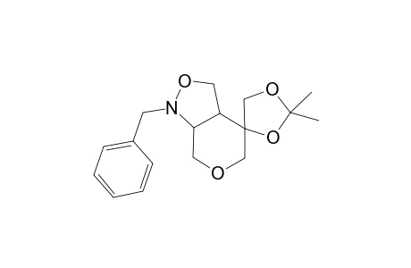(1RS,5SR,6RS)-9-Benzyl-5-benzyloxy-9-aza-3,8-dioxabicyclo[4.3.0]nonane-5-spiro-5'-2',2'-dimethyl-1',3'-dioxolane