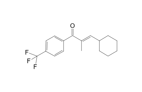 (E)-3-Cyclohexyl-2-methyl-1-[4-(trifluoromethyl)phenyl]prop-2-en-1-one