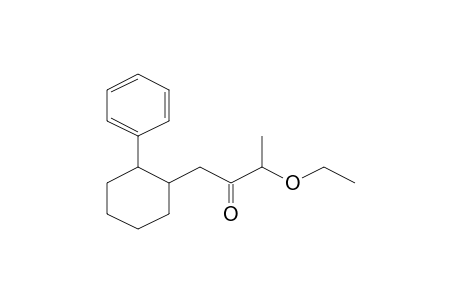 3-Ethoxy-1-(2-phenylcyclohexyl)-2-butanone