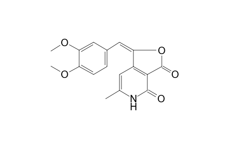 1-(3,4-Dimethoxy-benzylidene)-6-methyl-1H,5H-furo[3,4-c]pyridine-3,4-dione