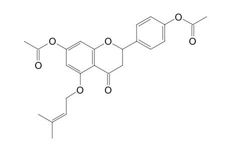 2-(4-Acetoxyphenyl)-5-(3-methylbut-2-enyloxy)-4-oxochroman-7-yl acetate