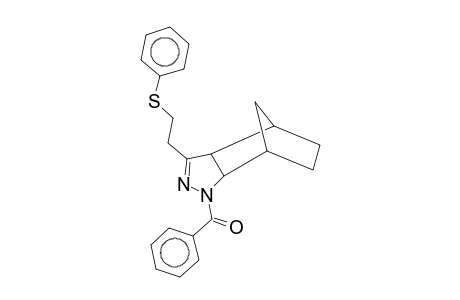 3-Benzoyl-5-[2-(phenylthio)ethyl]-3,4-diazatricyclo[5.2.1.0(2,6)]dec-4-ene