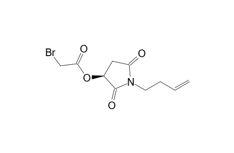 (3S)-3-Bromoacetoxy-1-(3-buten-1-yl)pyrrolidine-2,5-dione