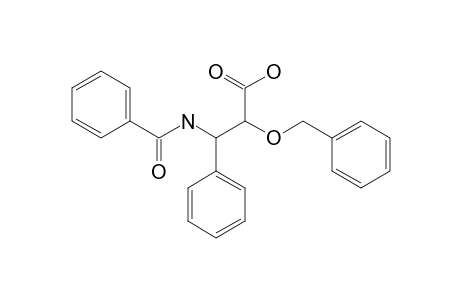 (2R,3S)-3-BENZOYLAMINO-2-BENZYLOXY-3-PHENYLPROPIONIC-ACID