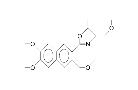 2-(6,7-Dimethoxy-3-methoxymethyl-2-naphthyl)-4-methoxymethyl-5-methyl-2-oxazoline
