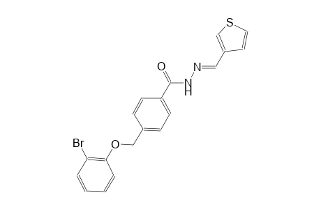 4-[(2-bromophenoxy)methyl]-N'-[(E)-3-thienylmethylidene]benzohydrazide