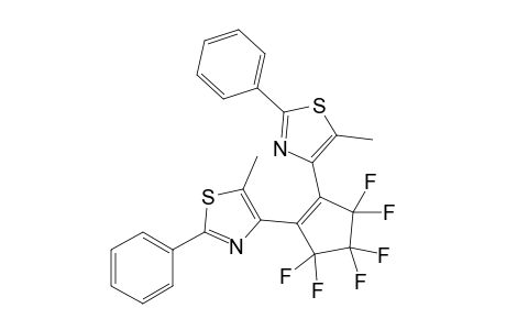 4-[3,3,4,4,5,5-hexafluoro-2-(5-methyl-2-phenyl-1,3-thiazol-4-yl)cyclopenten-1-yl]-5-methyl-2-phenyl-1,3-thiazole