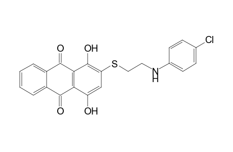 1,4-Dihydroxy 2-p-chloro phenylamino thioethoxy anthraquinone