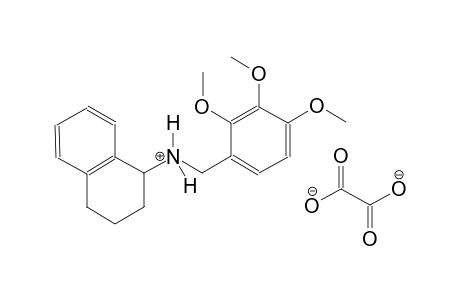 N-(2,3,4-trimethoxybenzyl)-1,2,3,4-tetrahydronaphthalen-1-aminium oxalate