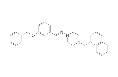 1-piperazinamine, 4-(1-naphthalenylmethyl)-N-[(E)-[3-(phenylmethoxy)phenyl]methylidene]-