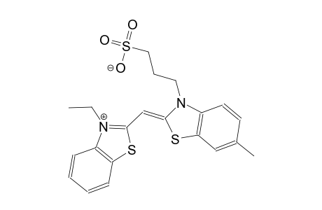 (Z)-3-(2-((3-ethylbenzo[d]thiazol-3-ium-2-yl)methylene)-6-methylbenzo[d]thiazol-3(2H)-yl)propane-1-sulfonate
