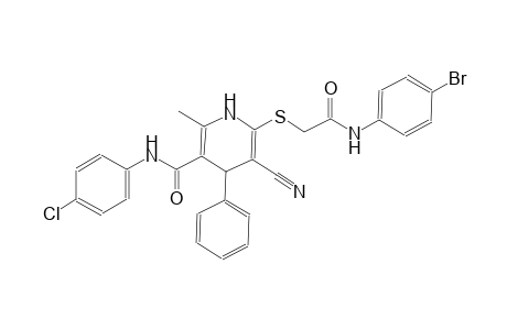 3-pyridinecarboxamide, 6-[[2-[(4-bromophenyl)amino]-2-oxoethyl]thio]-N-(4-chlorophenyl)-5-cyano-1,4-dihydro-2-methyl-4-phenyl-