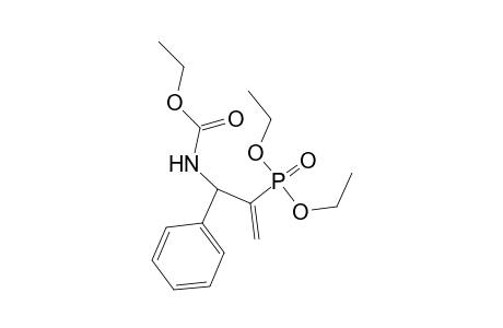 Ethyl N-(2-diethoxyphosphoryl-1-phenyl-allyl)carbamate