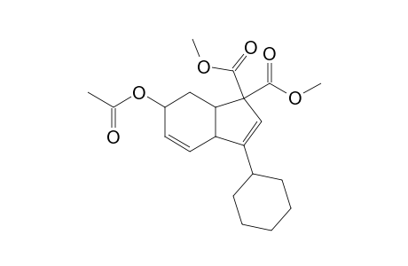 Dimethyl 3-Acetoxy-7-(cyclohexyl)bicyclo[4.3.0]nona-4,7-dien-9,9-dicarboxylate