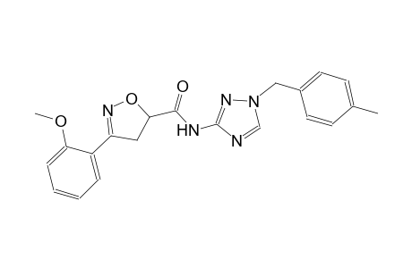 5-isoxazolecarboxamide, 4,5-dihydro-3-(2-methoxyphenyl)-N-[1-[(4-methylphenyl)methyl]-1H-1,2,4-triazol-3-yl]-