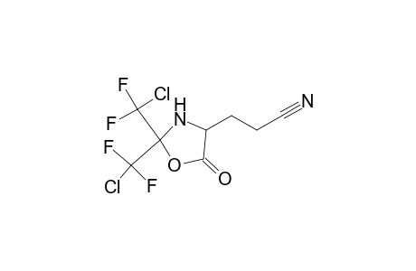 4-Oxazolidinepropanenitrile, 2,2-bis(chlorodifluoromethyl)-5-oxo-