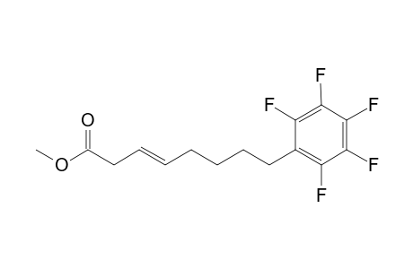 8-(Perfluorophenyl)hoct-3-enoic acid methyl ester