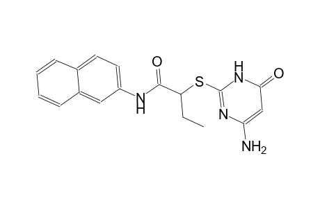 2-[(4-amino-6-oxo-1,6-dihydro-2-pyrimidinyl)sulfanyl]-N-(2-naphthyl)butanamide